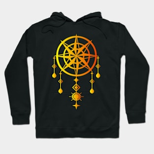 Wind rose and dream mandala Hoodie